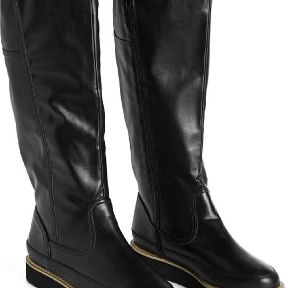 Cloudwalkers Sleek Black Over the Knee BootsWomen’s 9.5